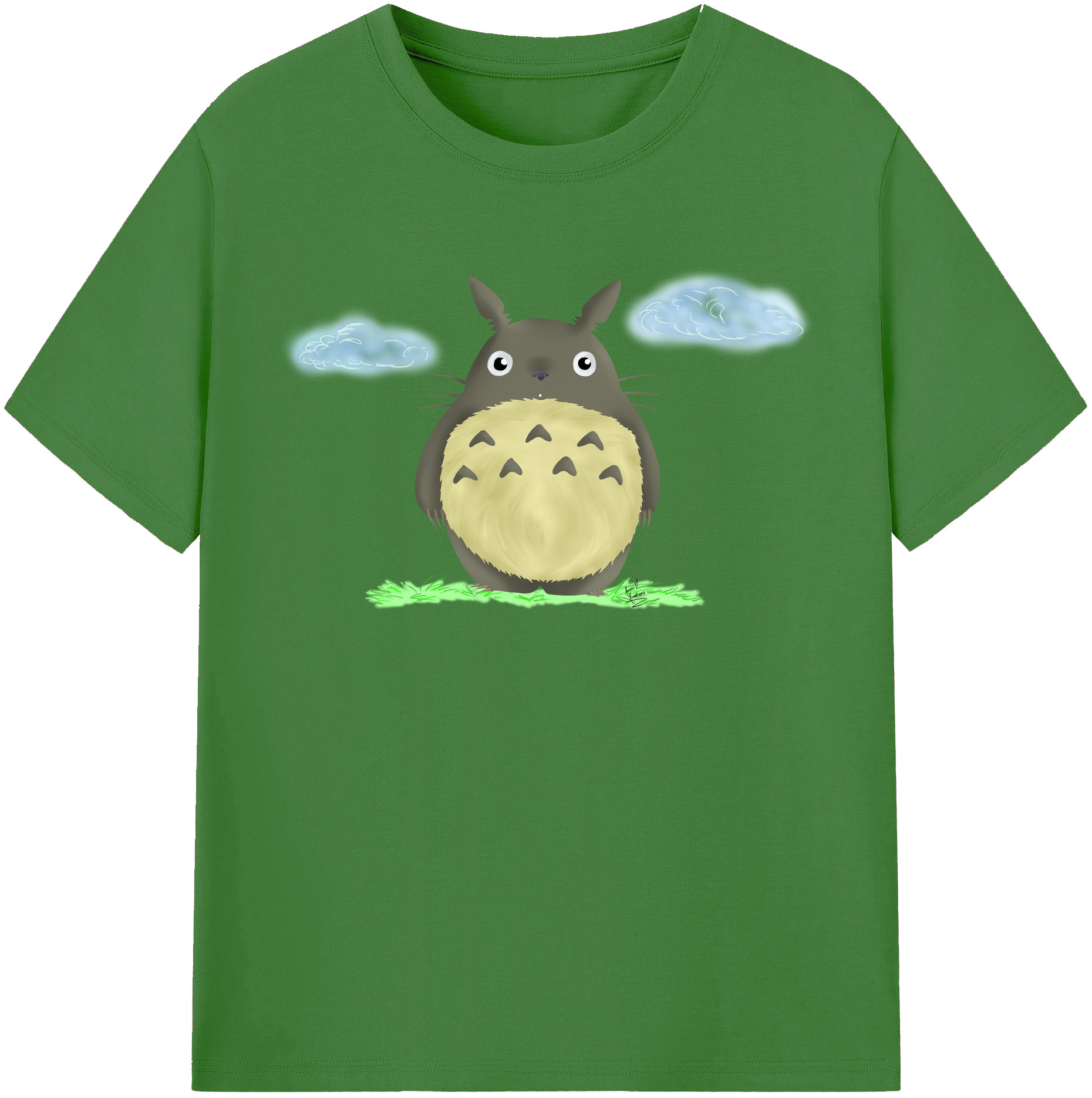 （画像用） となりのトトロ 草壁メイ 草壁サツキ My Neighbor Totoro Satsuki Kusakabe Mei Kusakabe レディースカジュアルプリントTシャツ（綿100％）